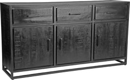 LABEL51 Chili Dressoir - Zwart - Mangohout - Dressoir