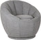 LABEL51 Crown Fauteuil - Grijs - Boucle - -