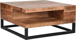 LABEL51 Cube Salontafel - Naturel - Mangohout