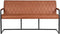 LABEL51 Denmark Eetkamerbank - Bruin - Microfiber - 155 cm