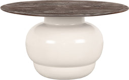 LABEL51 Dim Salontafel - Crème - Mangohout - 74 cm