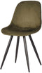 LABEL51 Eetkamerstoel Capri - Army green - Fluweel
