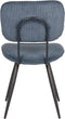 LABEL51 Eetkamerstoel Dez - Antraciet - Velours