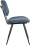 LABEL51 Eetkamerstoel Dez - Antraciet - Velours