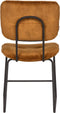LABEL51 Eetkamerstoel Dez - Oker - Velours