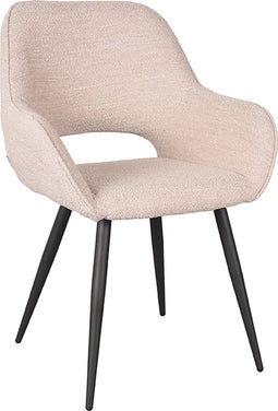LABEL51 Eetkamerstoel Fer - Naturel - Bouclé