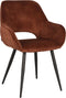 LABEL51 Eetkamerstoel Fer - Rust - Velours