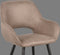 LABEL51 Eetkamerstoel Fer Taupe Micro Suede