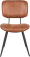 LABEL51 Eetkamerstoel Fos - Cognac - Leder