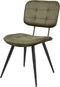 LABEL51 Eetkamerstoel Gus - Army green - Microfiber