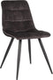 LABEL51 Eetkamerstoel Jelt - Antraciet - Velours
