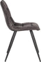 LABEL51 Eetkamerstoel Jelt - Antraciet - Velours