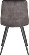 LABEL51 Eetkamerstoel Jelt - Antraciet - Velours
