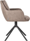 LABEL51 Eetkamerstoel Joy - Taupe - Micro Suede