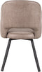 LABEL51 Eetkamerstoel Lewis - Taupe - Micro Suede