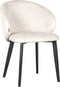 LABEL51 Eetkamerstoel Logan - Crème - Micro Suede