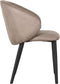 LABEL51 Eetkamerstoel Logan - Taupe - Micro Suede