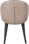LABEL51 Eetkamerstoel Logan - Taupe - Micro Suede