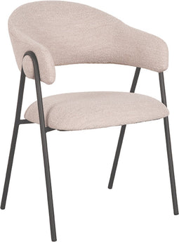 LABEL51 Eetkamerstoel Lowen - Naturel - Bouclé