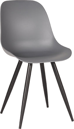 LABEL51 Eetkamerstoel Monza - Antraciet - Kunststof
