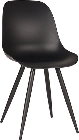 LABEL51 Eetkamerstoel Monza - Zwart - Kunststof