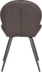 LABEL51 Eetkamerstoel Sil - Antraciet - Microfiber