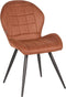LABEL51 Eetkamerstoel Sil - Cognac - Stof