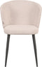 LABEL51 Eetkamerstoel Wave - Naturel - Bouclé
