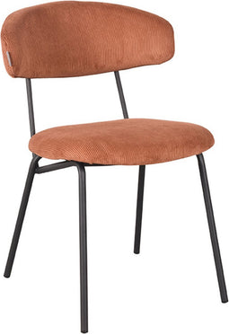 LABEL51 Eetkamerstoel Zack - Rust - Ribcord