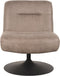 LABEL51 Eli Fauteuil - Naturel - Microfiber