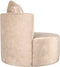 LABEL51 Evy Fauteuil - Bruin - Velours - 90 cm - -
