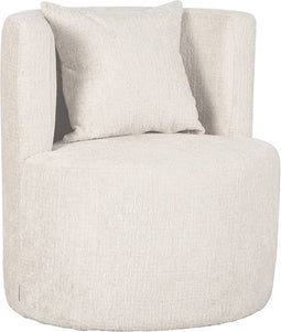 LABEL51 Evy Fauteuil - Creme - Elegance - 65 cm - -