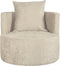 LABEL51 Evy Fauteuil - Crème - Fluweel - 90 cm