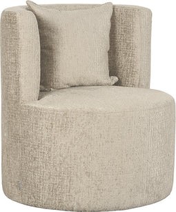 LABEL51 Evy Fauteuil - Naturel - Fluweel - 65 cm - -