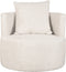 LABEL51 Evy Fauteuil - Naturel - Fluweel - 90 cm