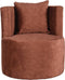 LABEL51 Evy Fauteuil - Oranje - Velours - 65 cm