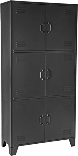 LABEL51 Fence Bergkast - Zwart - Metaal - Vakkenkast