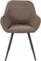 LABEL51 Fender Eetkamerstoel - Bruin - Boucle