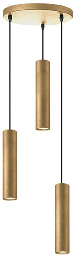 LABEL51 Ferroli Hanglamp - Geel - Metaal - 3-lichts