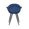 LABEL51 Forli Eetkamerstoel - Blauw - Fluweel