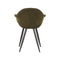LABEL51 Forli Eetkamerstoel - Groen - Fluweel - Stoel - Kuipstoel