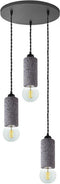 LABEL51 Fresco Hanglamp - Grijs - Beton - 3-Lichts