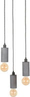 LABEL51 Fresco Hanglamp - Grijs - Beton - 3-Lichts