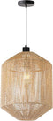 LABEL51 Ibiza Hanglamp - Naturel - Stof - 1-Lichts Cilinder