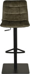 LABEL51 Juul Barkruk - Groen - Velours - Gaslift - Kruk -