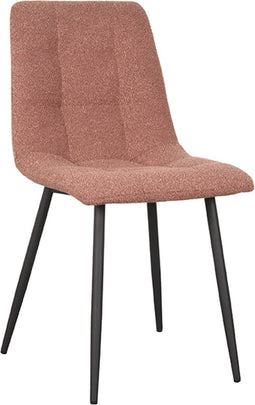 LABEL51 Juul Eetkamerstoel - Oranje - Boucle - Stoel - Normale eetkamerstoel