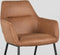 LABEL51 Lenny Eetkamerstoel - Bruin - Microfiber