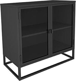 LABEL51 Level Vitrinekast - Zwart - Metaal