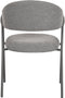 LABEL51 Lowen Eetkamerstoel - Grijs - Boucle - Stoel - Normale eetkamerstoel