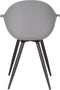 LABEL51 Luca Eetkamerstoel - Grijs - Kunststof - Stoel - Kuipstoel